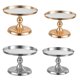 thumbnail image 4 of Yuarrent Soporte de Metal para pasteles, estante de exhibición de postres de oro blanco para bodas, decoración de fiesta de cumpleaños, soporte para Mostrada plata S Yuarrent HA003900-04, 4 of 6