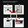 thumbnail image 3 of Electric Volt Amp Meter 0 To 100A 50 To 300V Color LCD Display Multifunction Power Energy  For Industry Home, 3 of 8