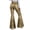 Gold, variant on Womens Sequin Flare Pant Sparkly High Waisted Leg Bell Bottom Glitter Trousers Night Out Clubwear