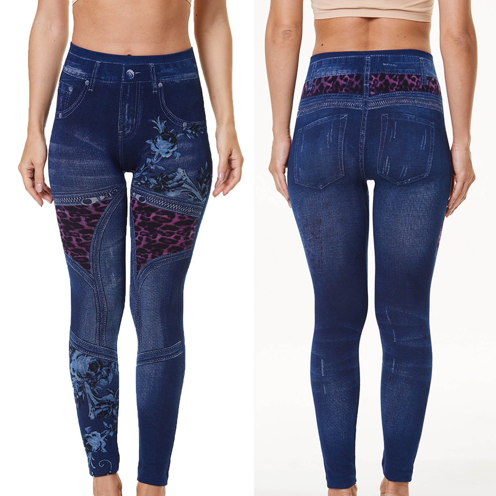 Denim Bootcut Yoga Pants