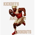 thumbnail image 4 of Go Sports! But Where's the Food? Youth White Crew Neck Short Sleeve Tee-Medium, 4 of 4