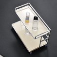 thumbnail image 4 of Black Iron Compact Storage Rack - Versatile Organizer for Kitchen Countertops, Bathroom Cosmetics, Office Desks & Living Spaces - Durable Space-Saving Solution for Cups, Makeup, Towels & Small Items, 4 of 6