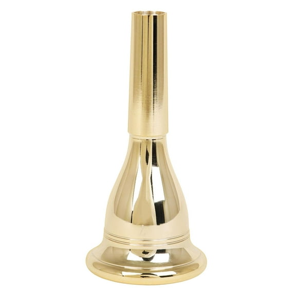 LeeQinersw Brass Tuba Mouthpiece, Musical Good Air Tightness Number 7 for Beginners Aureate