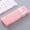 Pink#1, variant on HOARBOEG Solid Color Minimalist Pencil Case, Dark Blue Plastic Pencil Box Personality Desk Organizer Stationery Storage Box for Gift