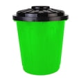 thumbnail image 1 of Bote para Basura VentDepot MXRYG-001 1 Pza 7.5lts 18x25cm Polietileno Verde con Tapa Negra, 1 of 1