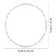 thumbnail image 2 of 12pcs 26cm Dream Catcher DIY Rings Round Bamboo Frame Craft Making Materials, 2 of 2