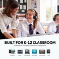 thumbnail image 4 of Auriculares AILIHEN A8 con cable, paquete de 6 unidades para niños y estudiantes con micrófono, 4 of 8