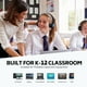 thumbnail image 4 of Auriculares AILIHEN A8 con cable, paquete de 6 unidades para niños y estudiantes con micrófono, 4 of 8
