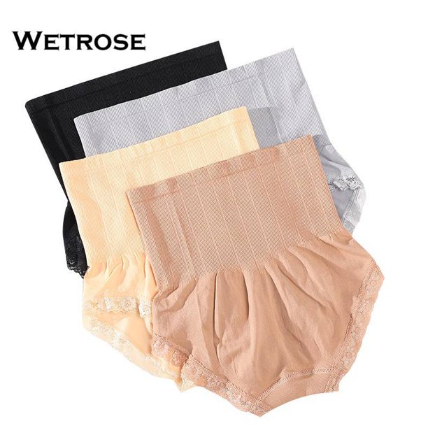 【Wetrose】munafie ropa de cintura alta shapewear mujeres aplanar barriga bragas fajas Gao Jiahui unisex