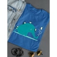 thumbnail image 3 of Image Conscious Elephant With Penguins T-Shirt Womens -Jay Fleck Designs, Female Regular Fit, 3 of 4