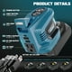 thumbnail image 2 of Inversor de corriente LIVOWALNY 200W DC18V a AC110V portátil, 2 of 7