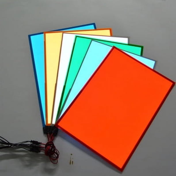 La lámina de luz fría A6El se puede cortar, lámina de luz de fondo LED ultrafina, placa de luz fría, lámpara de atmósfera decorativa