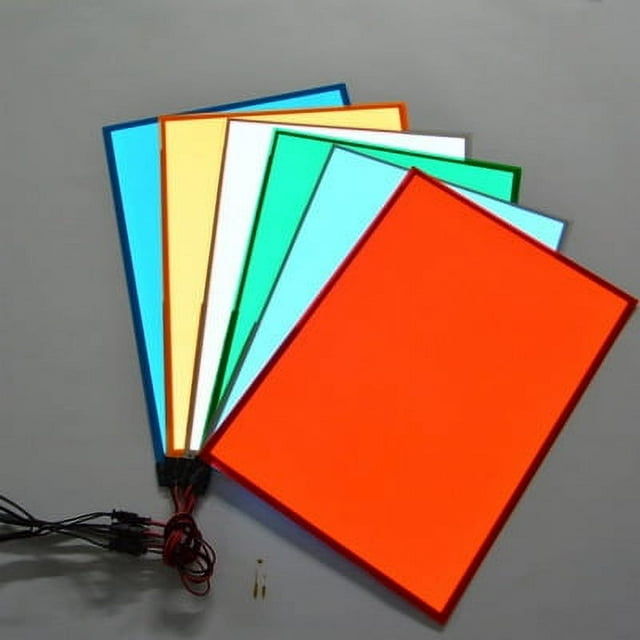 La lámina de luz fría A6El se puede cortar, lámina de luz de fondo LED ultrafina, placa de luz fría, lámpara de atmósfera decorativa