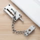 thumbnail image 4 of Cadena de Puerta de Acero Inoxidable TUNC Cerradura de Seguridad Plateada Sencillez, 4 of 5