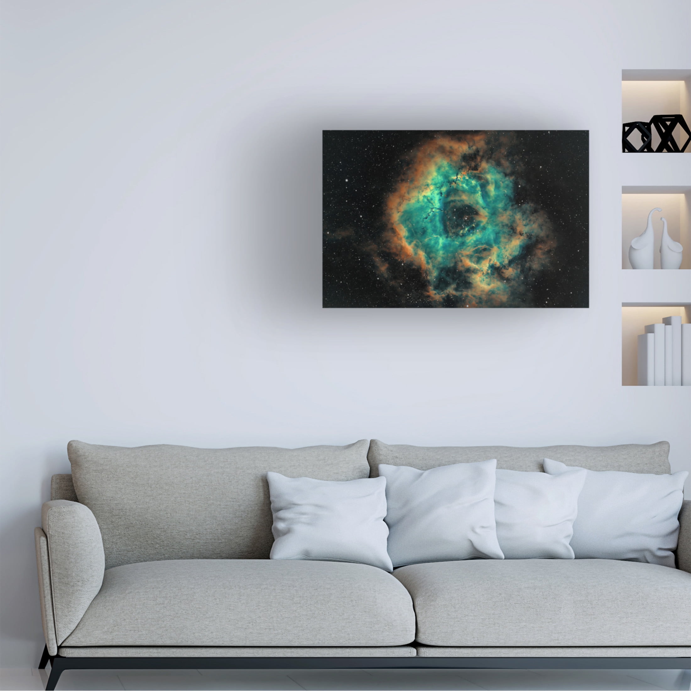 Trademark Fine Art TaranSohal  The Rosette Canvas Wall Art