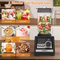 thumbnail image 4 of OMMO Blender, Peak1800W Blender for Smoothies, 68oz BPA-Free Smoothie Blenders for Kitchen with 9 Speed Control&Built-in Timer, Dishwasher Safe for I, 4 of 9