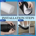 thumbnail image 3 of Aislante para Manguera de Aire Acondicionado Portátil, Compatible con Mangueras de Escape de 5 y 5,9 Pulgadas de Diámetro., 3 of 5