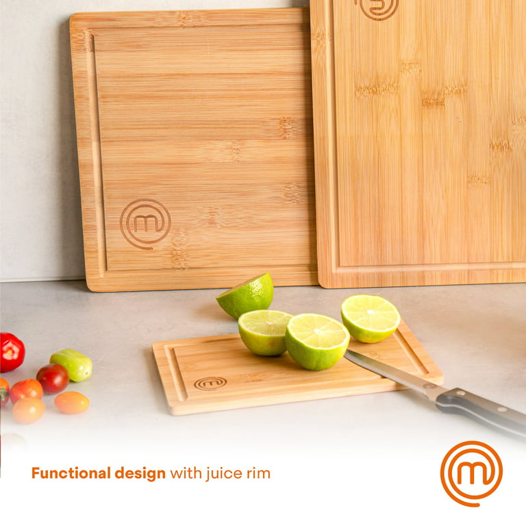 MasterChef 8 Piece Knife & Board Set, 5 Kitchen Knives and 3 Cutting Boards  