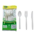 thumbnail image 3 of Verka Green Line Compostable Assorted Cutlery, 24 Pieces, 3 of 4