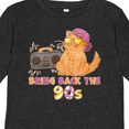 thumbnail image 4 of Inktastic Bring Back The 90s Cool Orange Cat Boys or Girls Long Sleeve Toddler T-Shirt, 4 of 5
