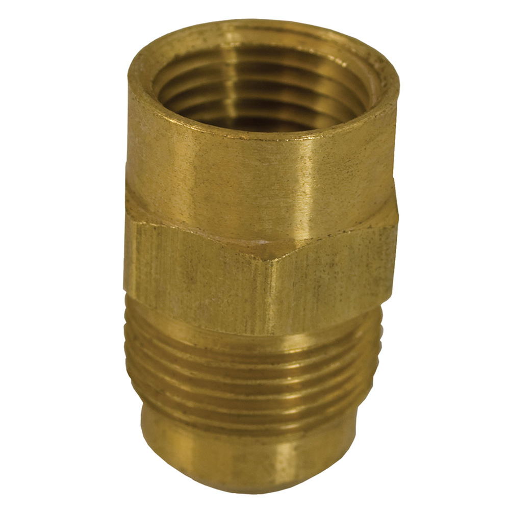 5/8" (15/1616) x 1/2" Flare Male Adapter for Gas Range,PartNo F46108