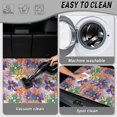 thumbnail image 5 of Xixirimido All Weather Car Trunk Mat 29" x 39" Decorative Cargo Liner, Heavy Duty Rear Trunk Protector Universal Auto Interior Accessories, Vintage Hippie Daisy Flowers, 5 of 7