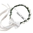 thumbnail image 3 of BotaniNest Girls Leaf Headband With Bow Floral Hair For Kids Photo Prop, 3 of 6