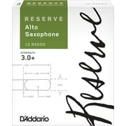 D'Addario Reserve Alto Saxophone Reeds - #3+, 10 Box