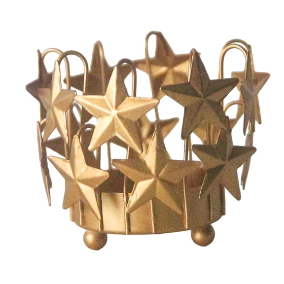 Fzaqwen Christmas Iron Candle Holder Candelabra Christmas Decoration,Vintage Candle Stand Candlestick for Home Decoration Table Party Star