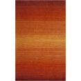 thumbnail image 1 of Momeni Metro 8' X 11' Contemporary Hand Tufted Wool Rug in Paprika, 1 of 2