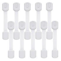Baby Proofing Safety Strap Locks, Child Proof Cabinet Latches, Child Safety Cabinet Locks, Drawer Locks, 10 Pack