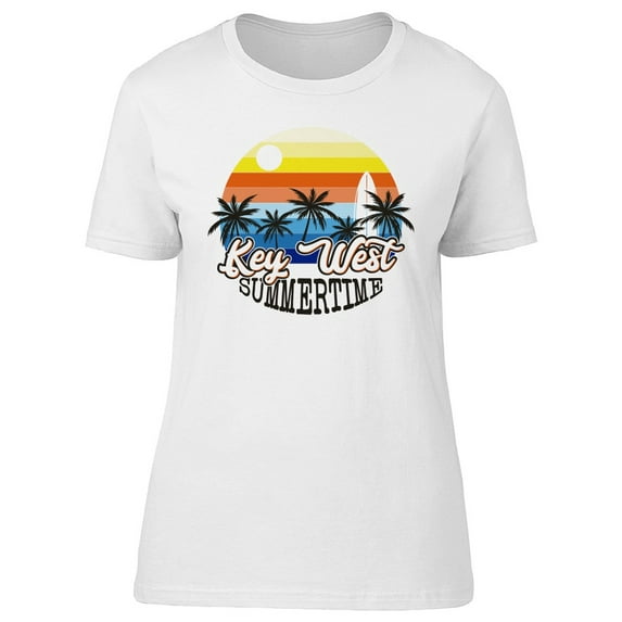 Key West Summertime Art Tee Women's -Image by Shutterstock