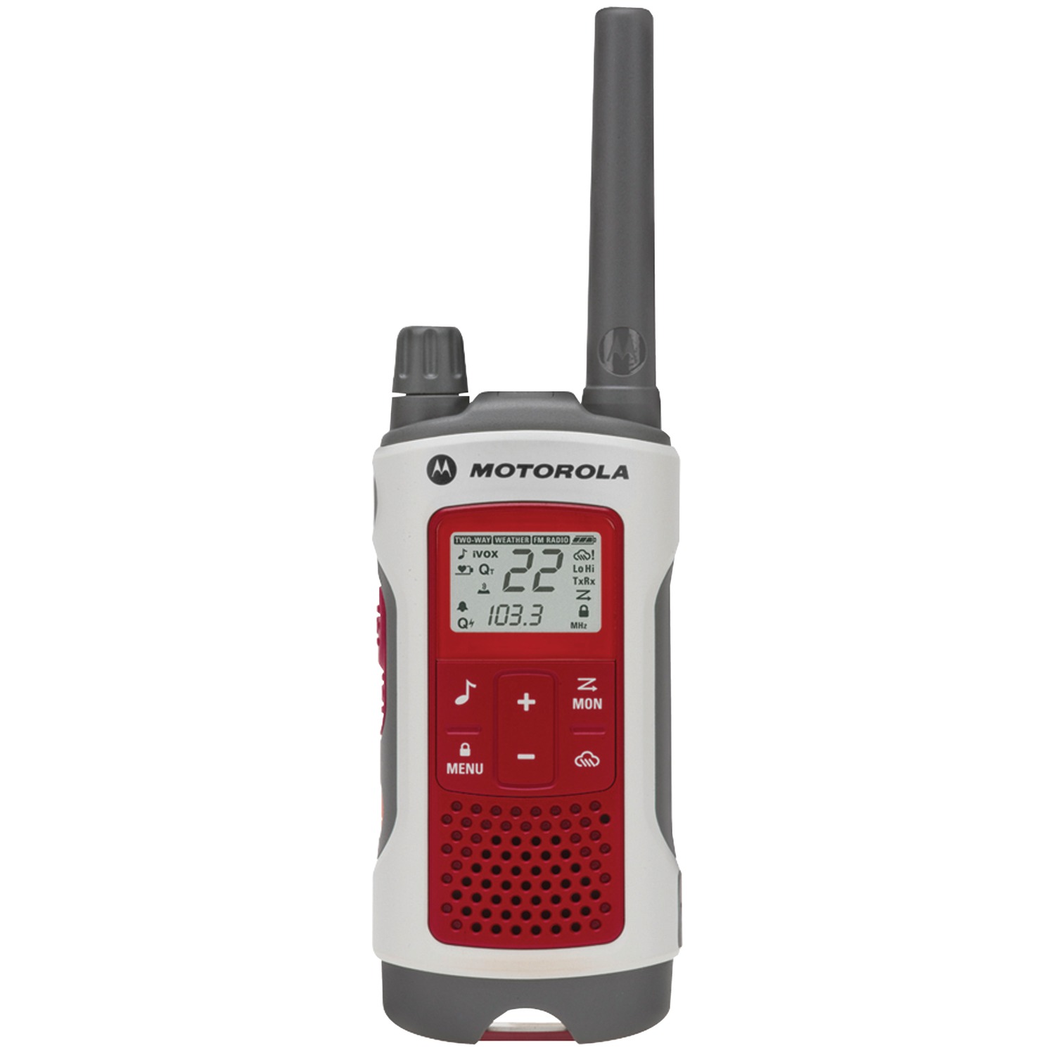 Motorola 35-Mile Talkabout T480 2-Way Radio, Carry Case  Single-Pin  Earpiece with Boom Microphone Bundle