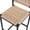 Honey, variant on Set of 2 Bar Stools Hand Weave Counter Height Barstools 25'' Kitchen Island Dining Chairs with Back & Footrest (Creamy White)