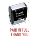 thumbnail image 2 of StampExpression - Paid in Full Thank You Office Self Inking Rubber Stamp - Red Ink (A-5344), 2 of 4