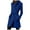 Blue, variant on Women's Warm Double Wool Pea Coat Trench Coat Jacket,Blue XXL