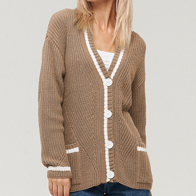 Suéter de mujer, abrigo informal de manga larga con cuello alto, chaqueta, blusa para mujer