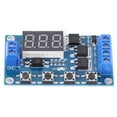 thumbnail image 4 of Relé temporizador de pantalla LCD material Pcb power 400W Trigger Cycle Timing Dual MOS tube control board Experimento electrónico para Smart Home Delay Switch Module, 4 of 8