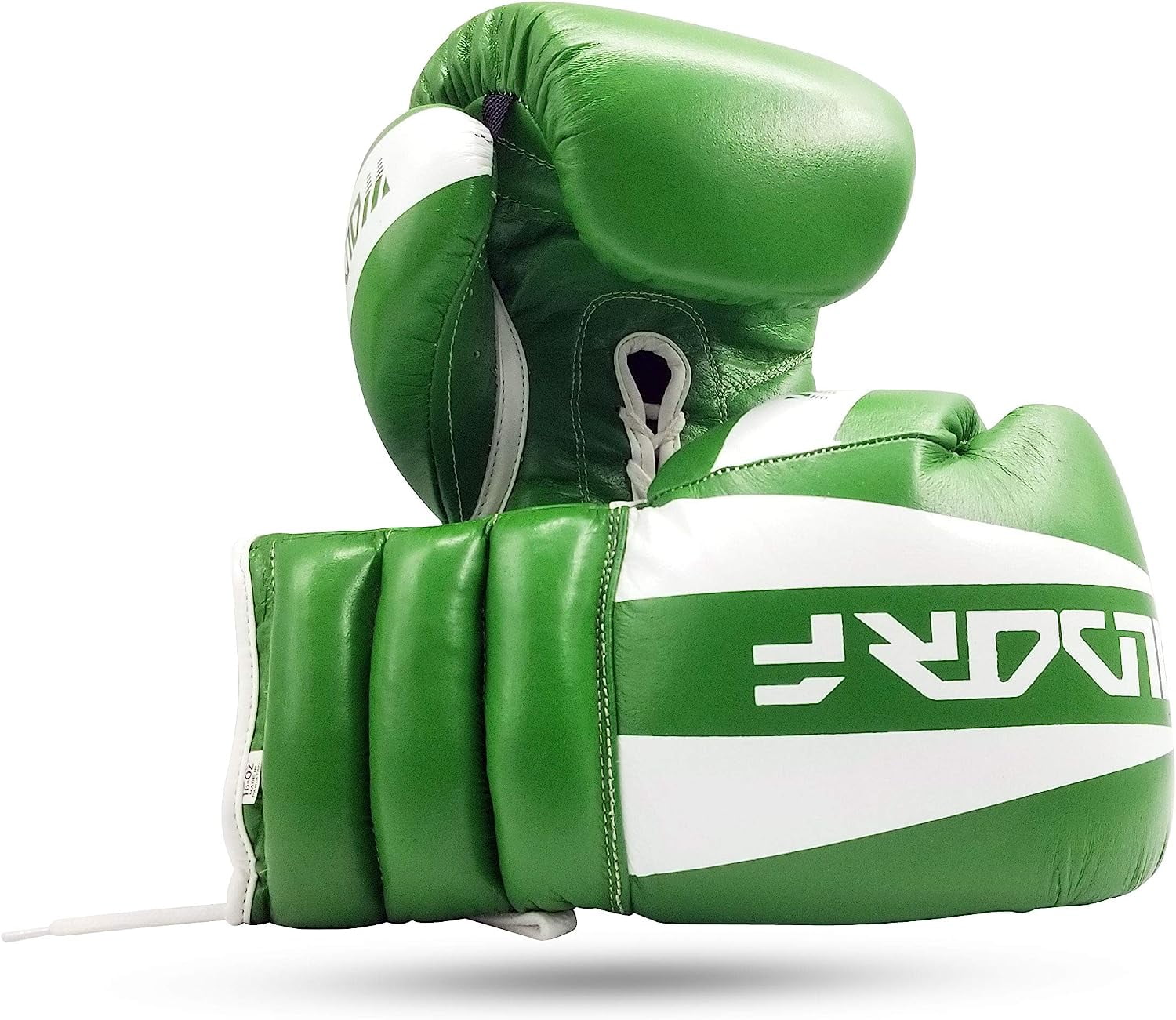 Woldorf USA Boxing Glove Grappling Kickboxing Training Lace up Fighting Boxing Punching Bag Green Best Cowhide Leather Boxing Glove with Woldorf Logo