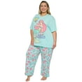 thumbnail image 2 of Women's Plus Size The Little Mermaid Ariel Pajama Set T-Shirt & Pants Disney, 2 of 6