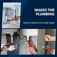 thumbnail image 5 of Plumbing Tools, Useful Angle Wrench Set, Plumbers Wrench Angle Stop Wrench Set Makes Plumbing Jobs Easier, 5 of 7
