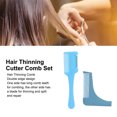 thumbnail image 4 of Peine para adelgazar el cabello ANGGREK de doble cara hoja ergonómica para dar forma a la barba, 4 of 8