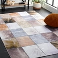 thumbnail image 3 of SAFAVIEH Faux Hide Crystal Modern Area Rug, Beige/Brown, 6' x 9', 3 of 12