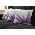 thumbnail image 5 of Ambesonne Flower Throw Pillow Cover 4 Pack, Purple Ombre Lotus Art, 16", Purple and White, 5 of 5