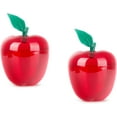 thumbnail image 1 of Plastic Apple Container Jars, Apple Shape Cookie Jars, 5.9x4.3 Inches Apple Shaped Container, Festival Cookie Container Set for Christmas Decoration, Lovely Candy Cookie Jar (2 in Red), 1 of 6
