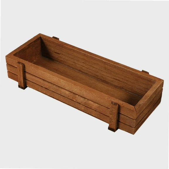 Succulent Plant Pots,Succulent Planting Wooden Box,Long Rectangle Flower Plant Containers Windowsill Herb Planter Box Indoor Set for Herbs, Vegetables, Succulents Plants