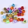 thumbnail image 3 of Juego de cuentas de letras para niños, pulseras de bricolaje, collares, cuentas para hacer joyas, collar con cuentas para niños, kit de fabricación de pulseras como kit de cuentas, regalo para niñas JM, 3 of 4