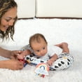 Boppy Tummy Time Prop, Black and White Modern Rainbows with Two