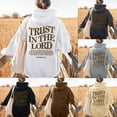 thumbnail image 4 of TrendOFT Womens Christian Hoodies Trust in the Lord Graphic Sweatshirt Bible Verse Religious Pullover Tops White XXL, 4 of 4