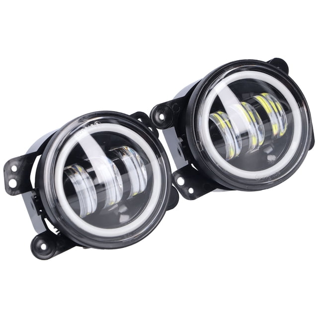 Anillo de luz delantero, luz de ojos de ángel, lámpara antiniebla LED de 30 W, repuesto de lámpara antiniebla, artesanía superior